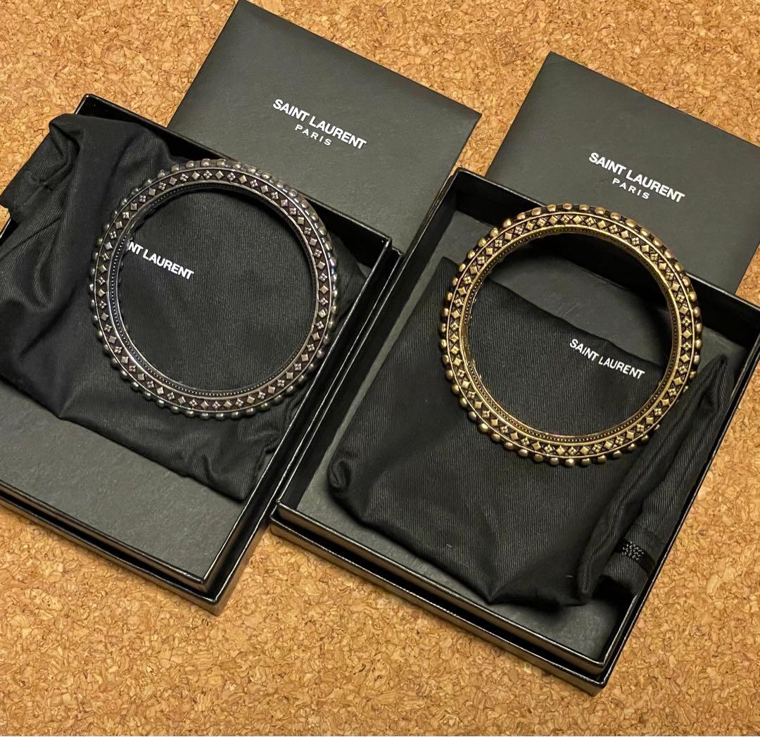 ◆感謝価格◆Saint Laurent◆サンローランバングル２点セット◆