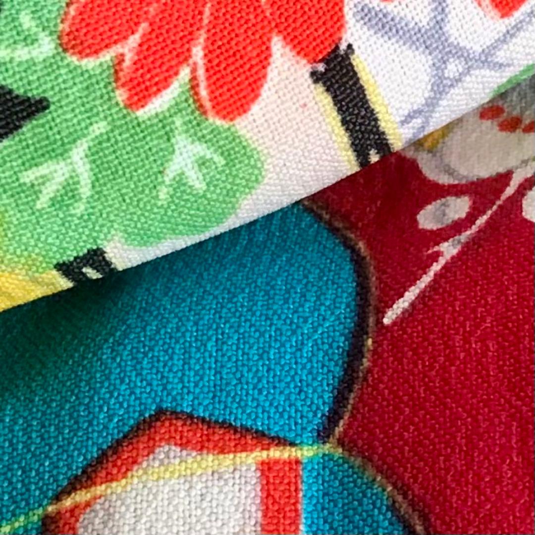 正絹 アンティークレトロ着物 女の子 七五三 ◇扇 花 古典柄