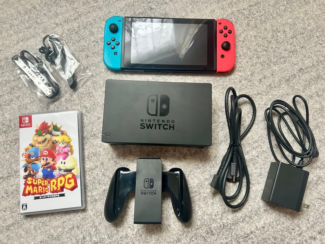 Nintendo Switch ネオンブルー/ネオンレッド 本体とソフト