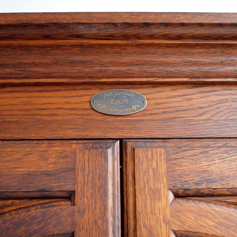 えぞ民芸/Folk Furniture EZO オーク材 飾り棚 ZR24187