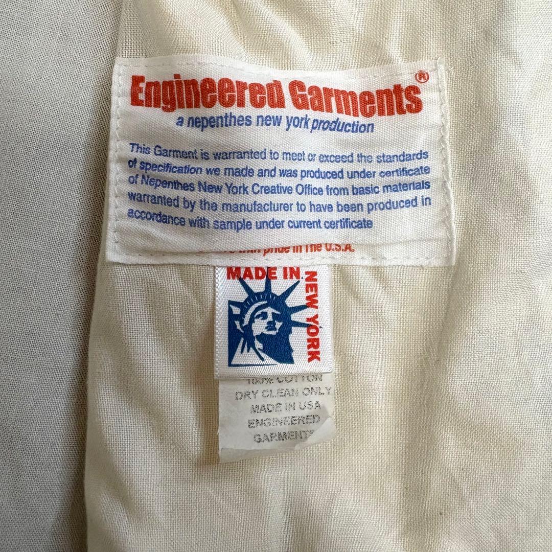 USA製 Engineered Garments ダブルジップブルゾン　水色