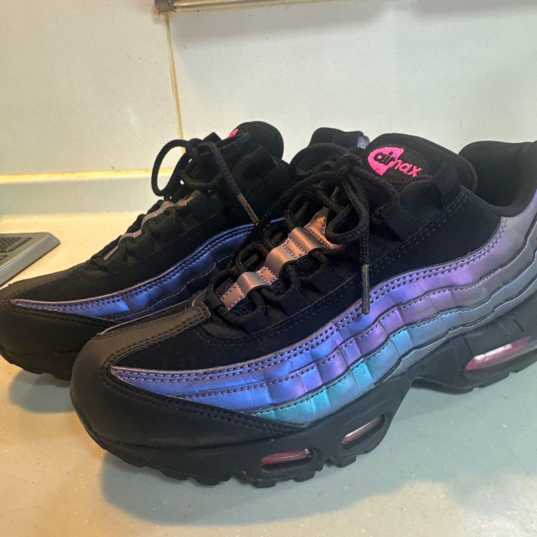 Nike Air Max 95 ブラック パープル 6号