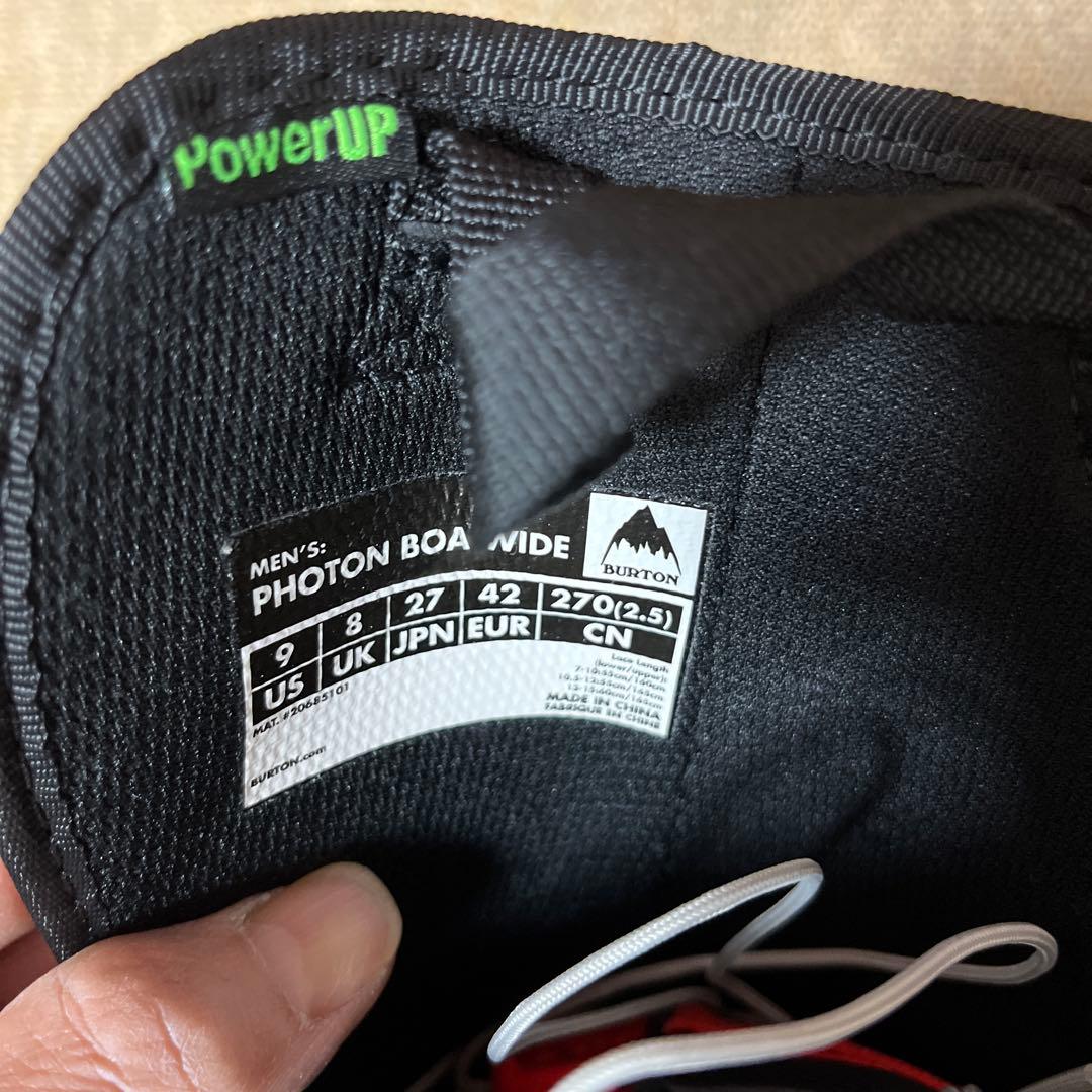 PHOTON WIDE BOAスノーボードブーツ 9 (男性用)