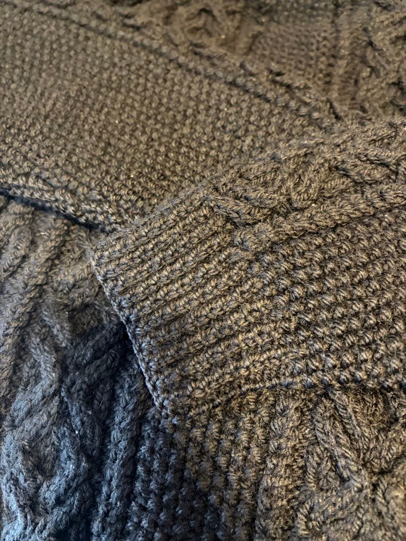 インバーアラン　INVERALLAN 3A カーディガン WOOL ネイビー