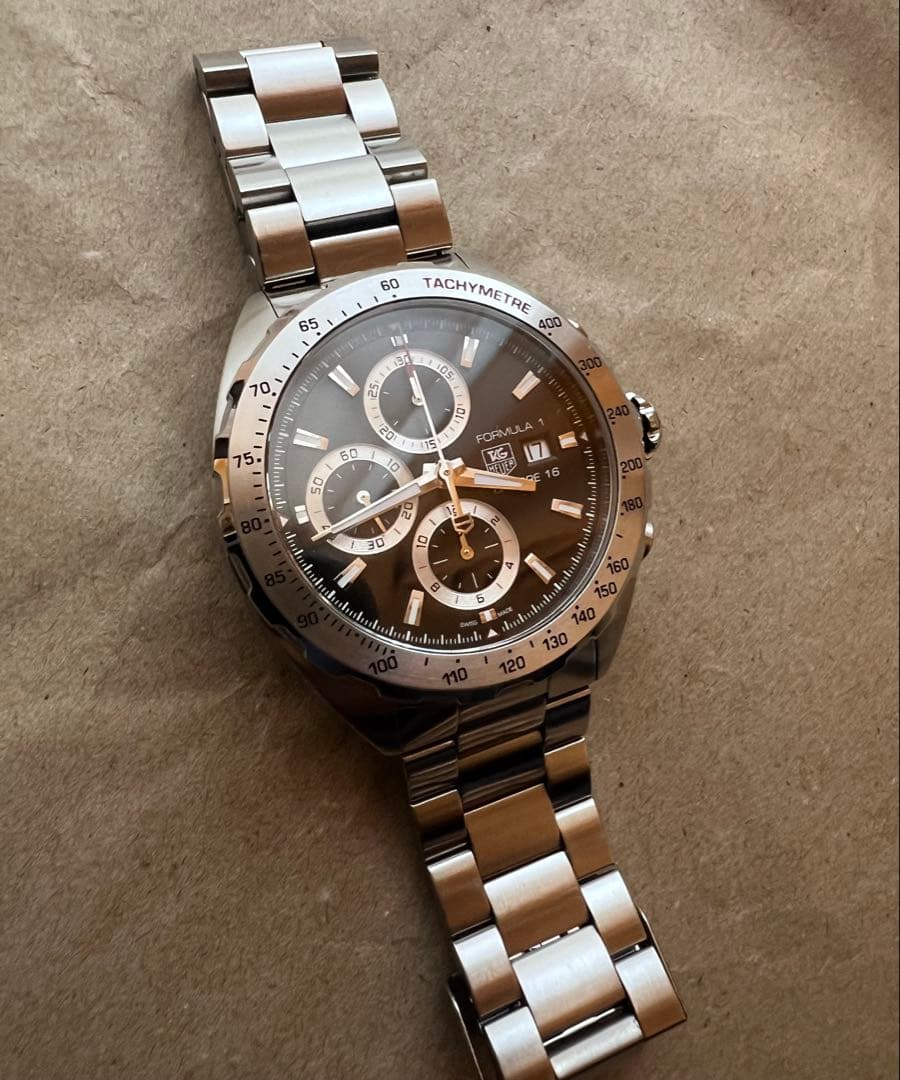 タグホイヤー TAG Heuer フォーミュラ1 デイト 自動巻腕時計 カレラ