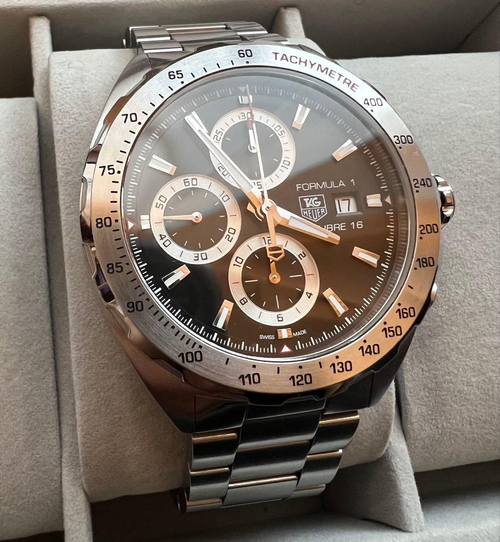 タグホイヤー TAG Heuer フォーミュラ1 デイト 自動巻腕時計 カレラ