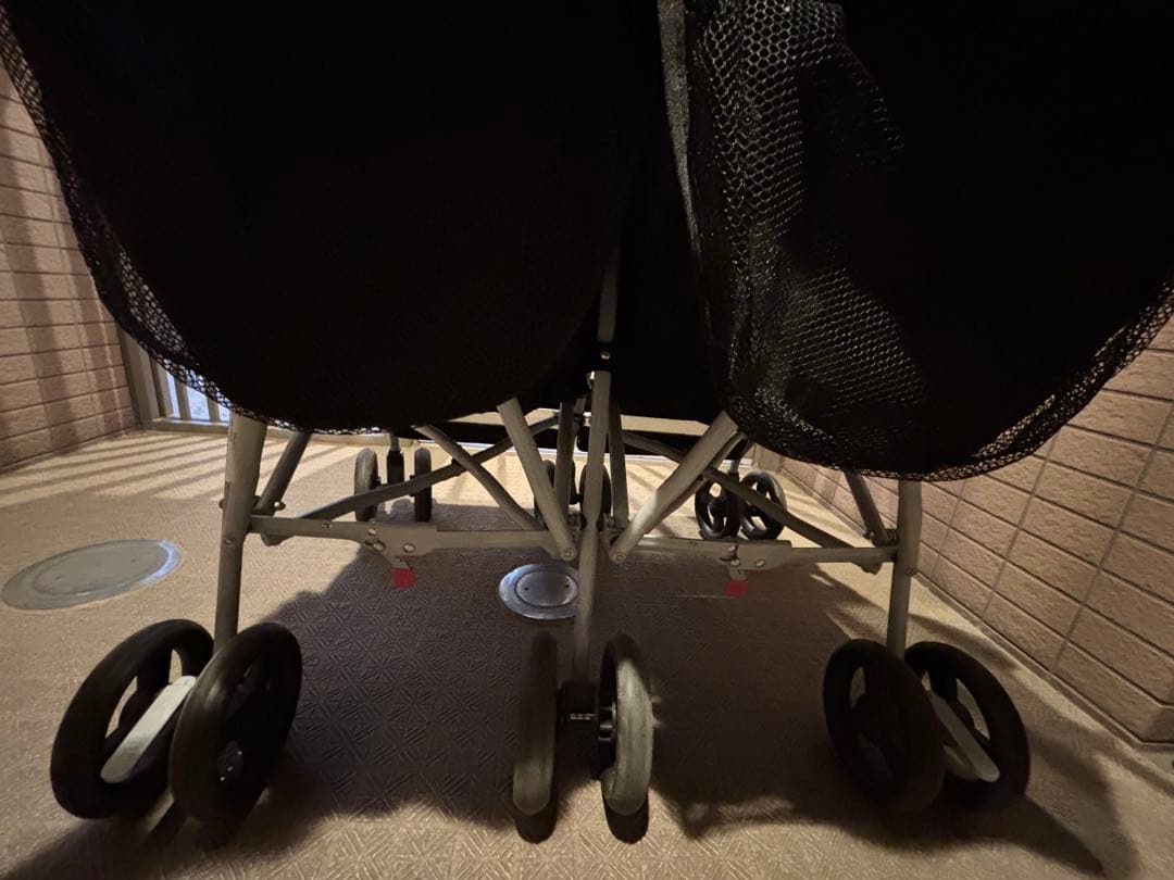 美品　ジープ　ダブルストローラー　ツイン　ベビーカー