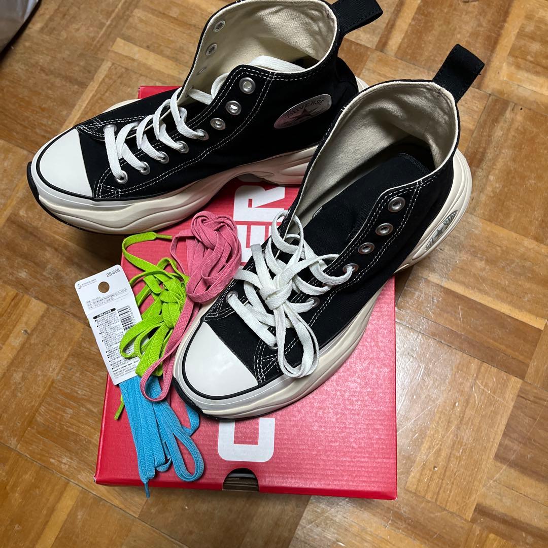 666Converse ブラック スニーカー