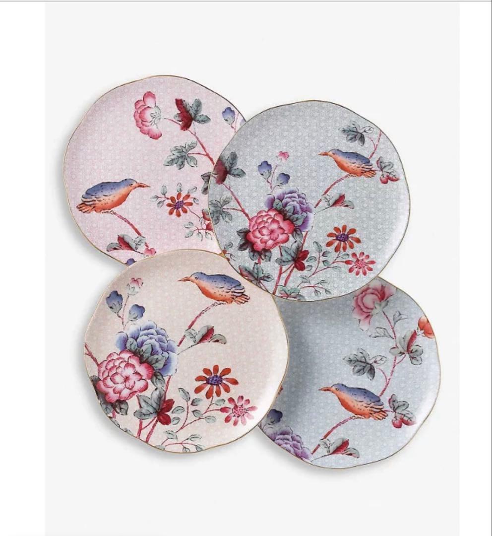 ウェッジウッド ハーレクイン コレクション カッコー プレート 4枚セット