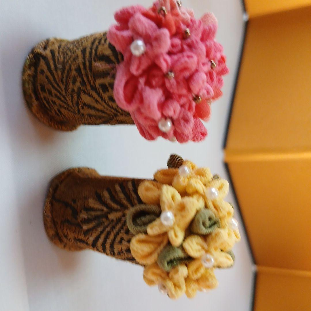 私の手作り/かっぽれお雛様セット/古布ちりめん