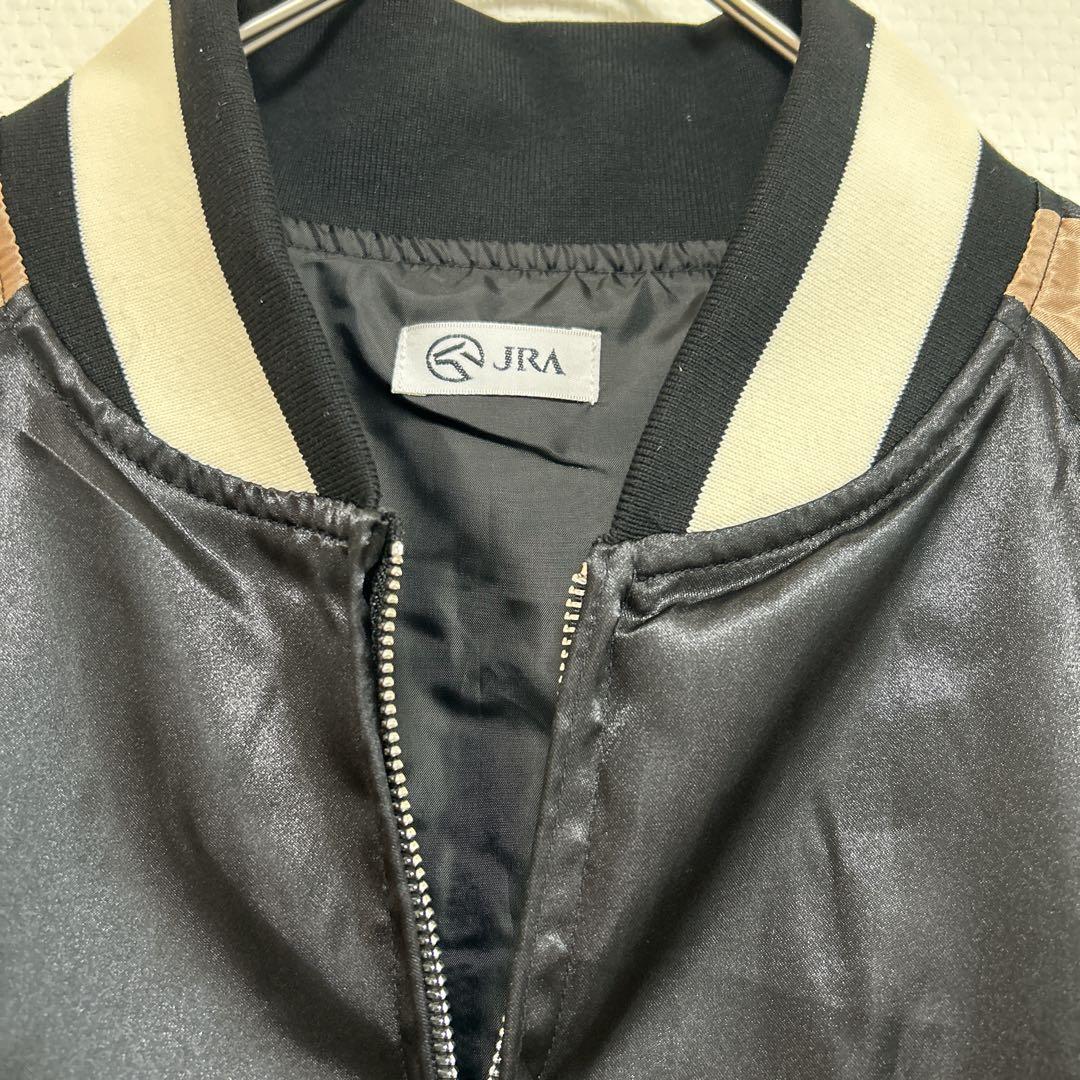 新品✨ JRA スカジャン L ブラック ゴールド 競馬 ウインズデー 競馬