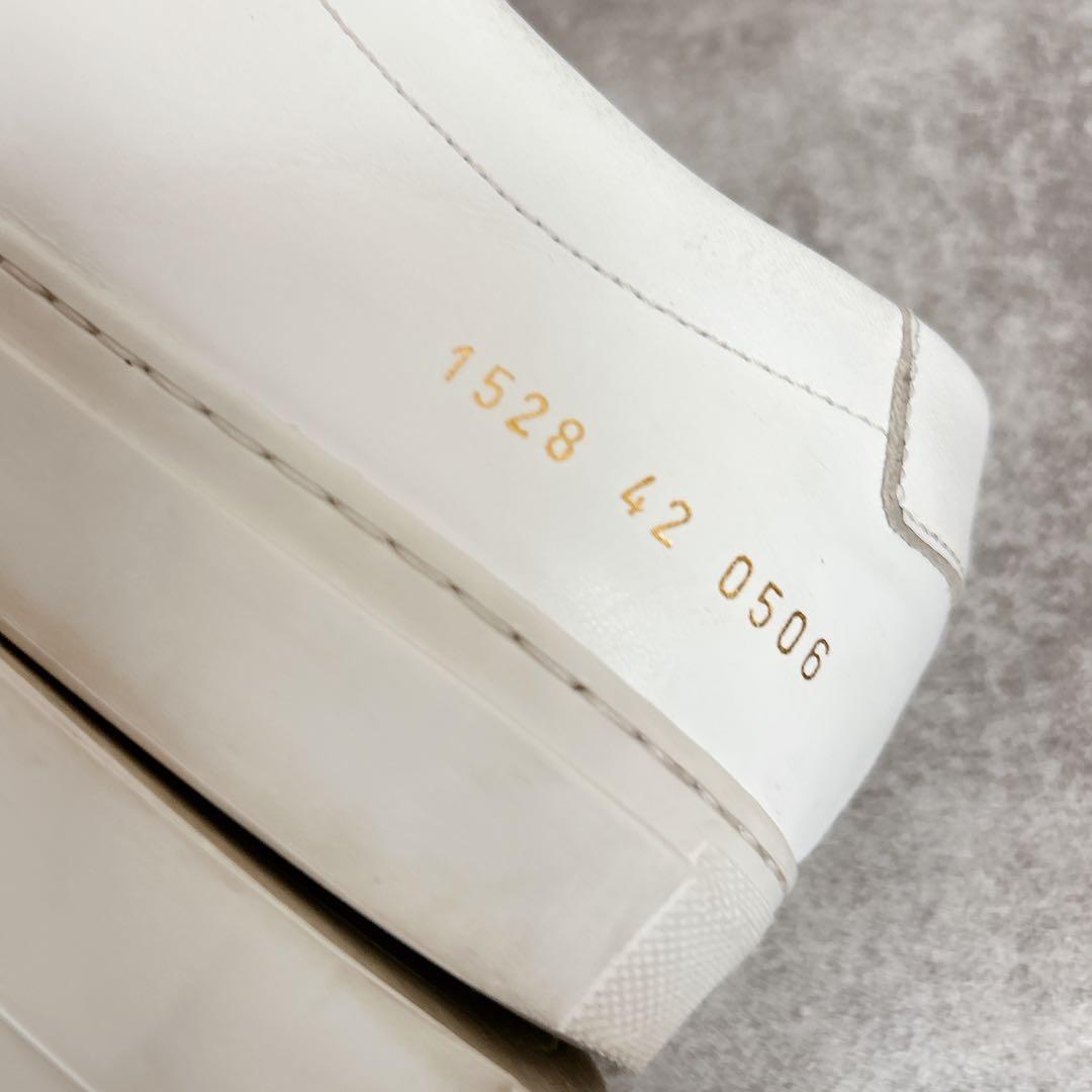 コモンプロジェクト アキレスロー 42 スニーカー 本革 イタリア製 1528