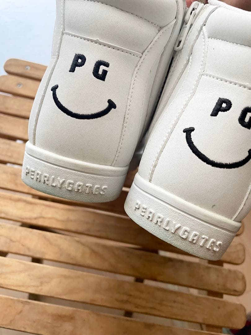 PEARLY GATES 24ハイカットスニーカー ホワイト