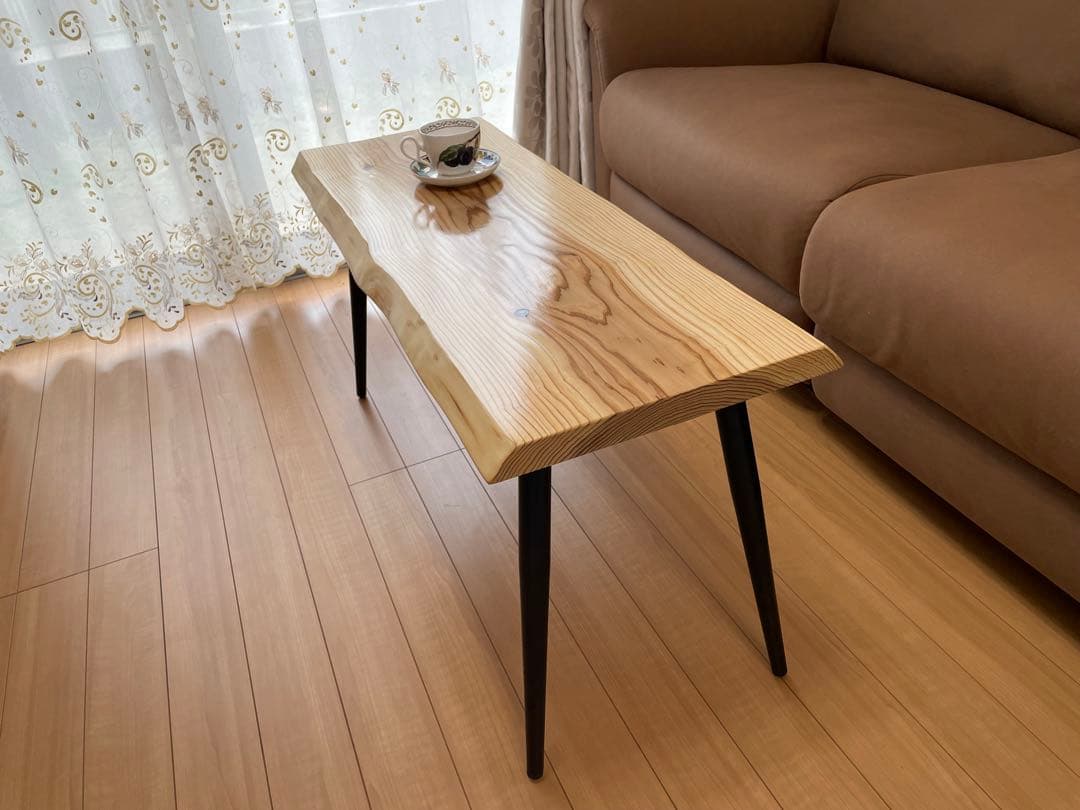 一枚板テーブル　新品未使用品　無垢　コーヒーテーブル