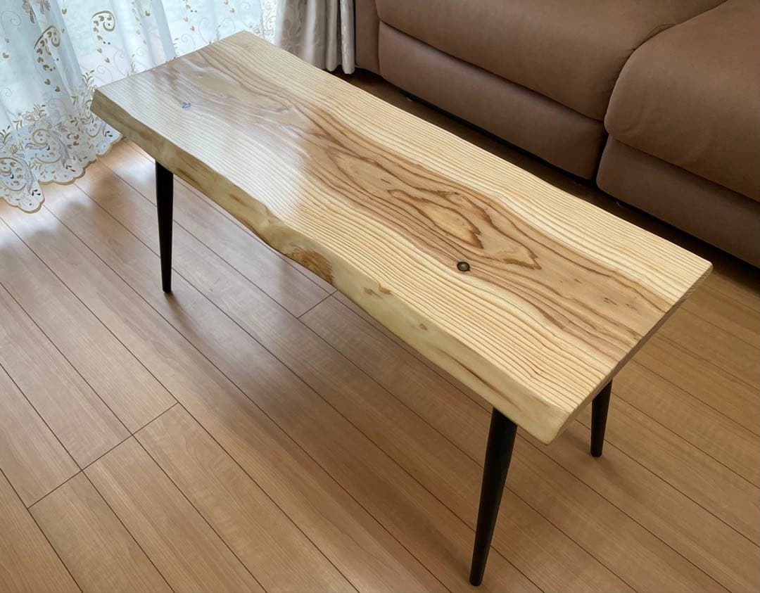 一枚板テーブル　新品未使用品　無垢　コーヒーテーブル