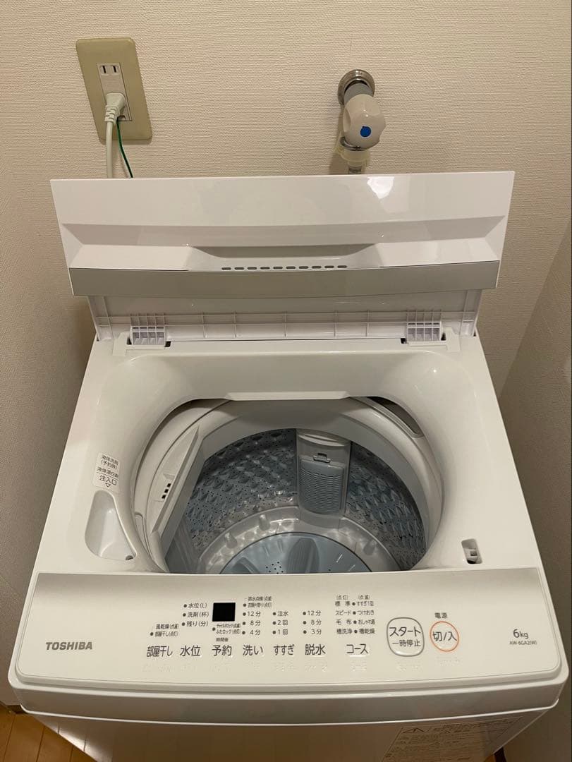 TOSHIBA AW-6GA2(W) 6kg 2022年製