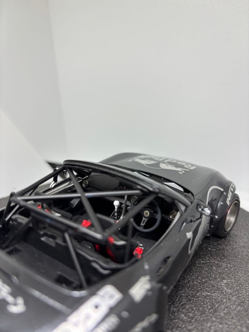 プラモデル完成品　タミヤ　マツダ　ロードスター　マッドマイク仕様　ドリフト