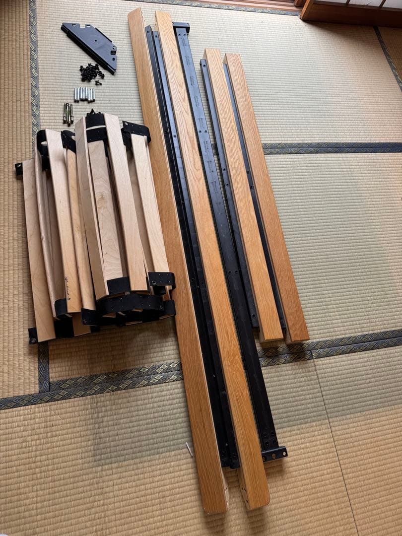 無印　ダブルベッドフレーム