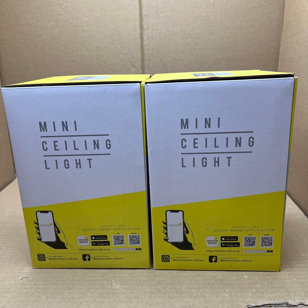 エジソンスマート ミニシーリングライト (アーム付き)2個セット