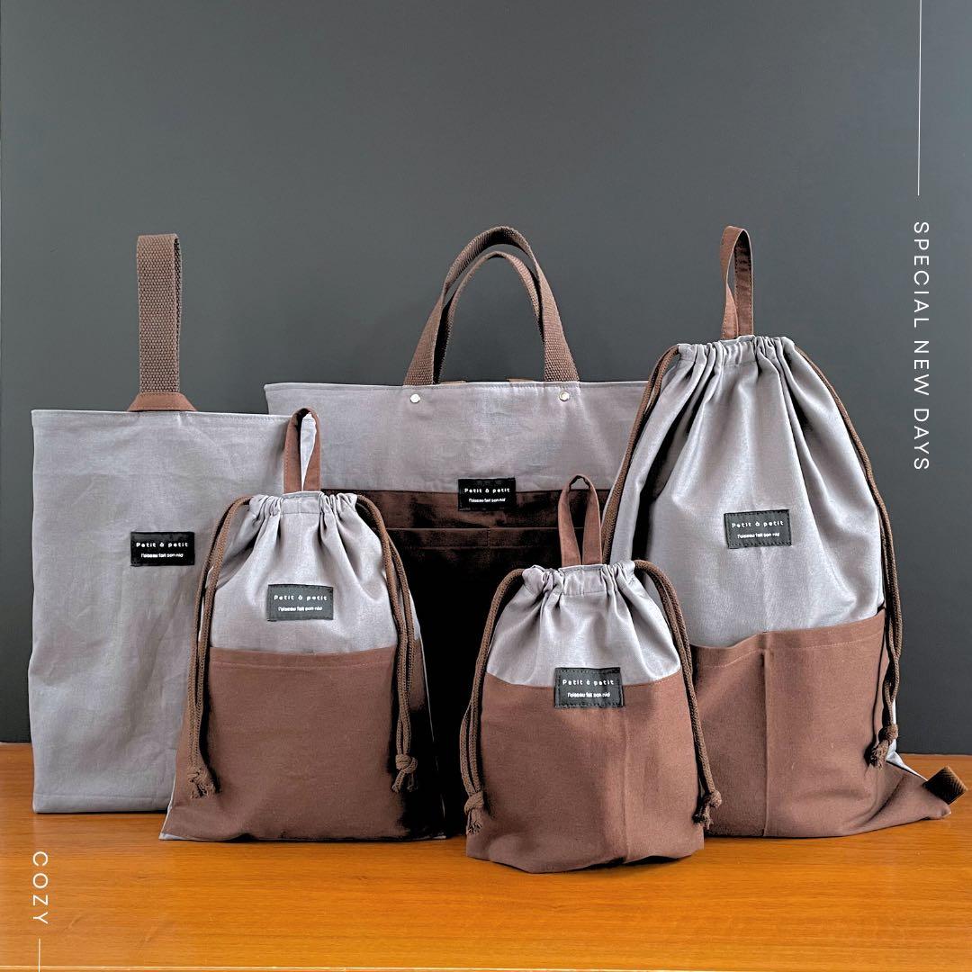 【男の子】大人かっこいい！入園入学5点セット　ブラウン×グレー