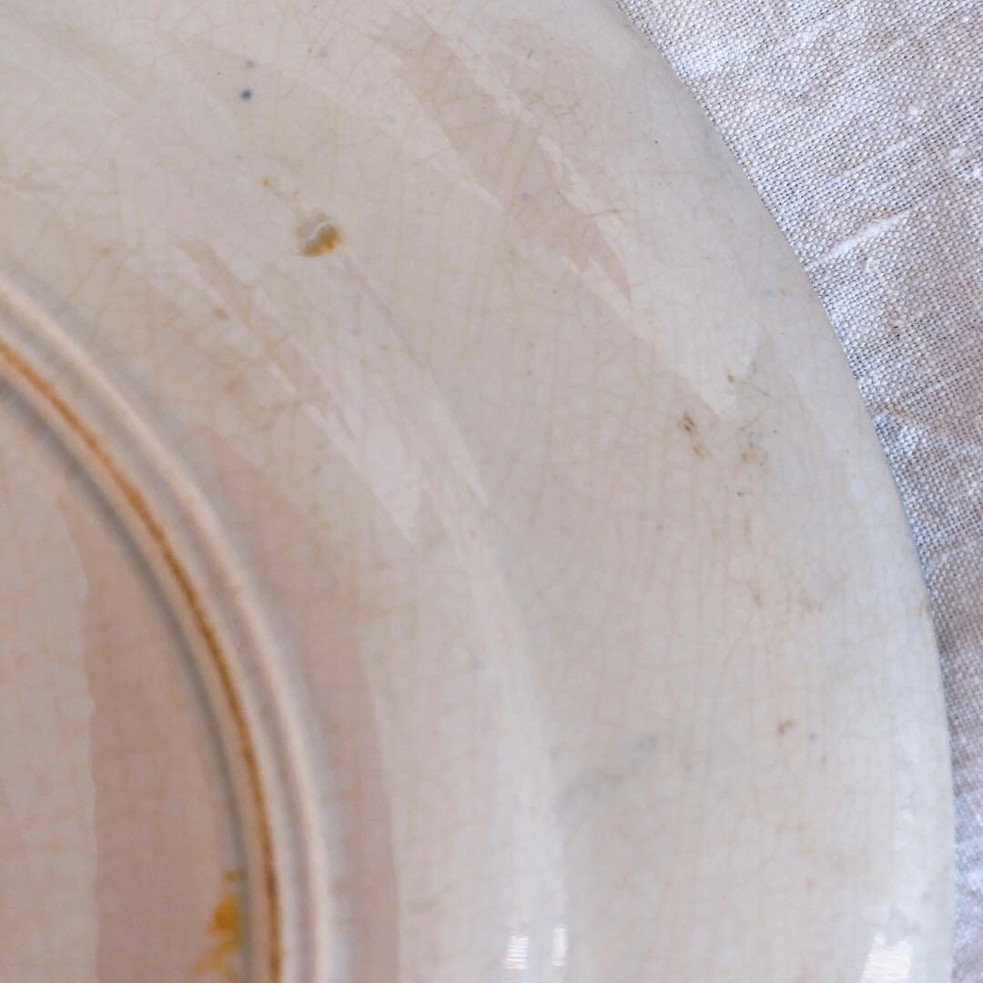 ヴィエイヤールボルドー　ルイ15 青　ディナープレート フランスアンティーク食器