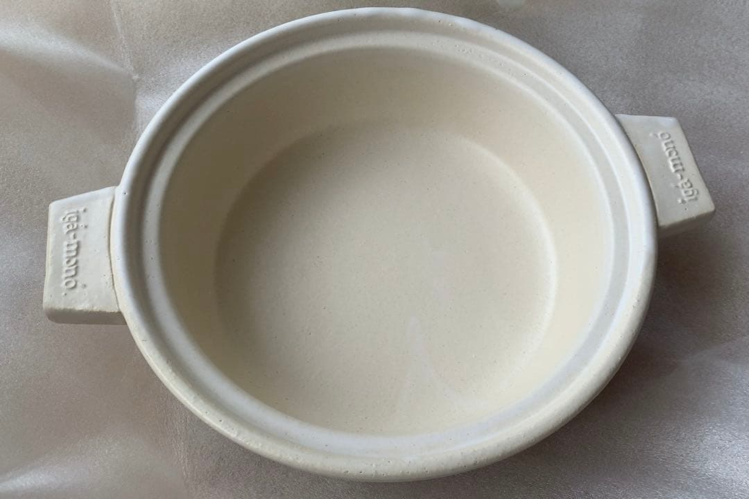 長谷園　ビストロ土鍋　白　伊賀焼