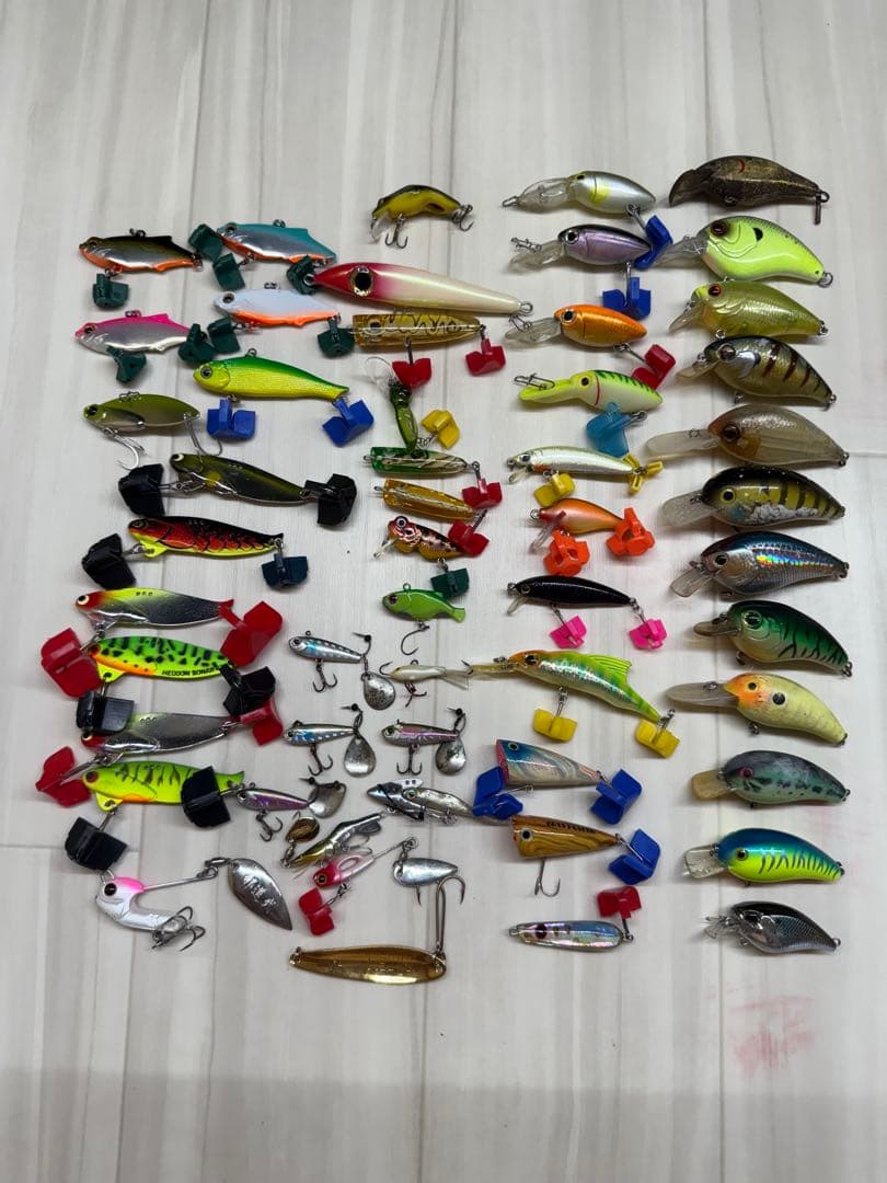 バス釣り引退セット　ルアーワームセット