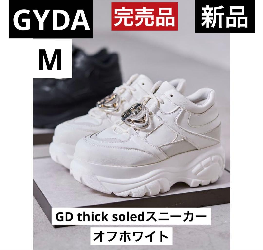 新品未使用★GYDA★GD thick soledスニーカー★ダッドソール★白M