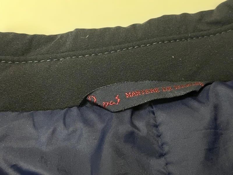 Papas ダウンコート　ステンカラーコート　ネイビー　トレンチコート