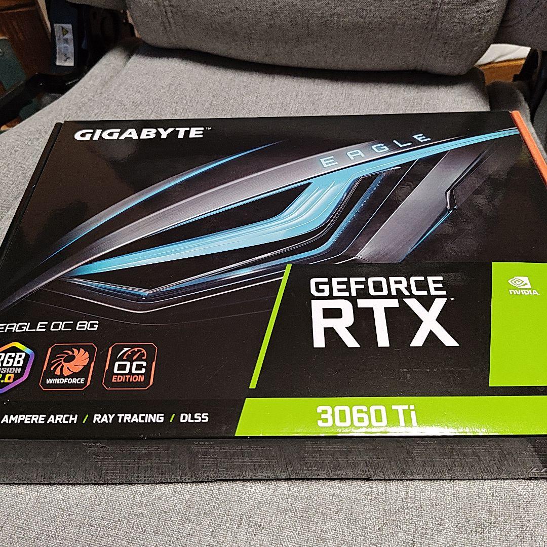グラフィックボード・グラボ・ビデオカード GIGABYTE GeForce RTX3060Ti EAGLE OC 8G