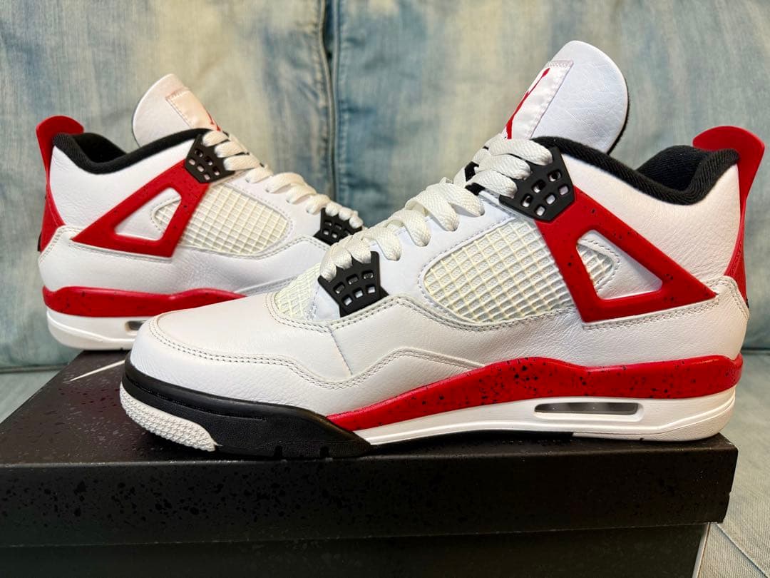 【新品未使用✨️】Air Jordan 4 Retro \"Red Cement\"