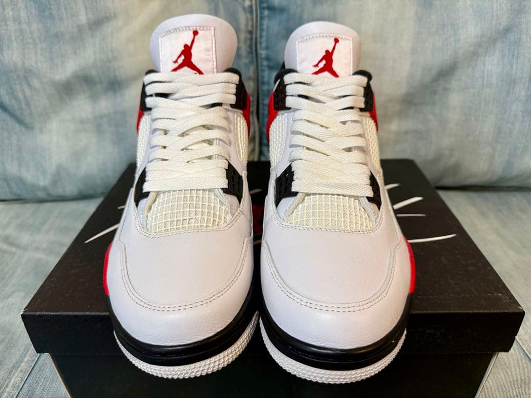【新品未使用✨️】Air Jordan 4 Retro \"Red Cement\"