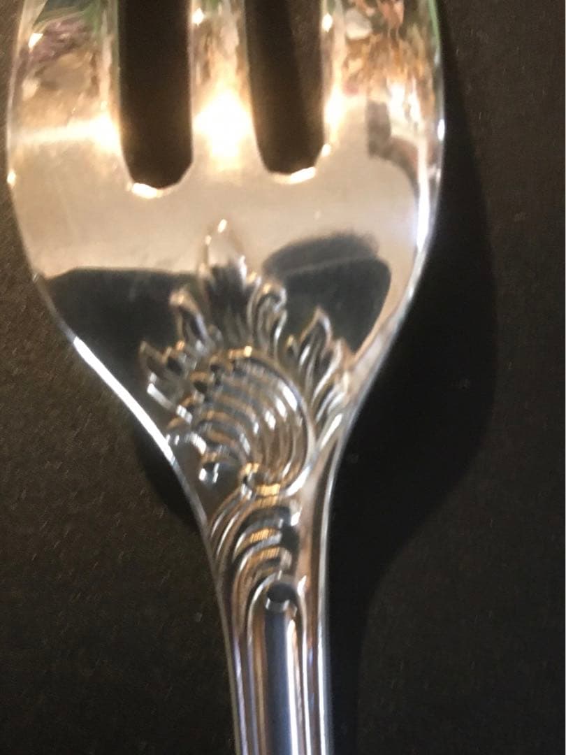 3本クリストフル⭐️マルリーケーキフォーク