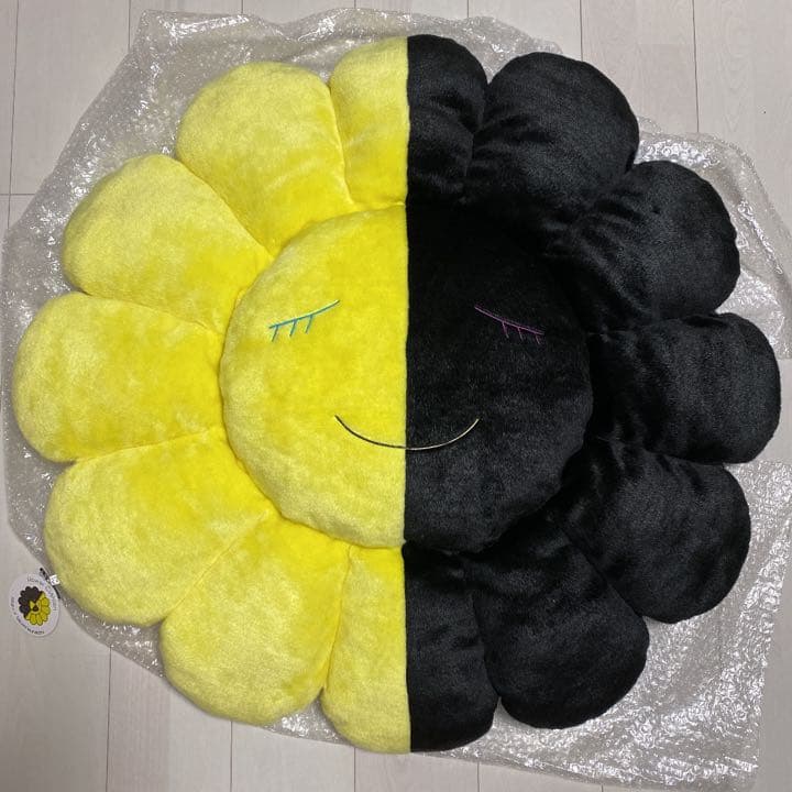 超激レア 村上隆 TM× ヒカル HIKARU フラワークッション ボア 1m