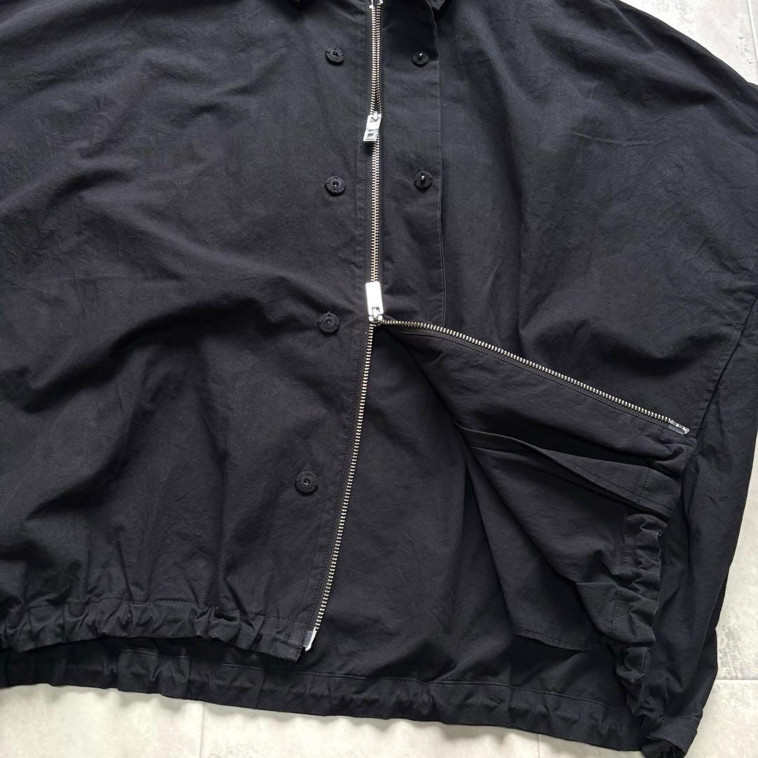 【21ss】SISE バルーンショートフィールドジャケット ブラック 短丈