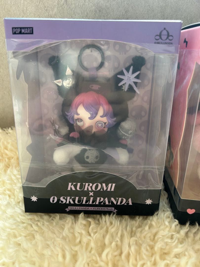 スカルパンダ マイメロ、クロミ セット　ぬいぐるみペンダントPOPMART