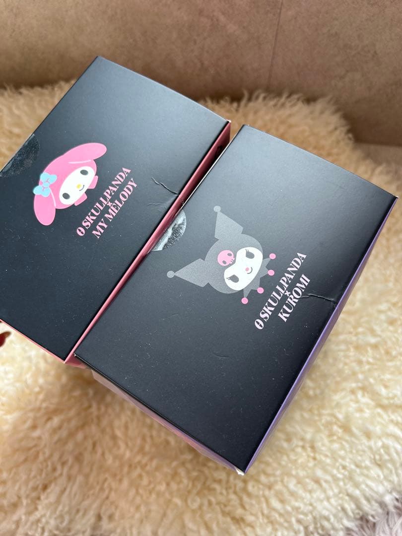 スカルパンダ マイメロ、クロミ セット　ぬいぐるみペンダントPOPMART