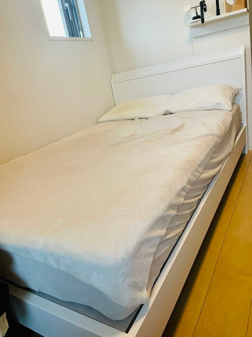 NITORI セミダブルベッドフレーム&マットレス 枕 毛布セット