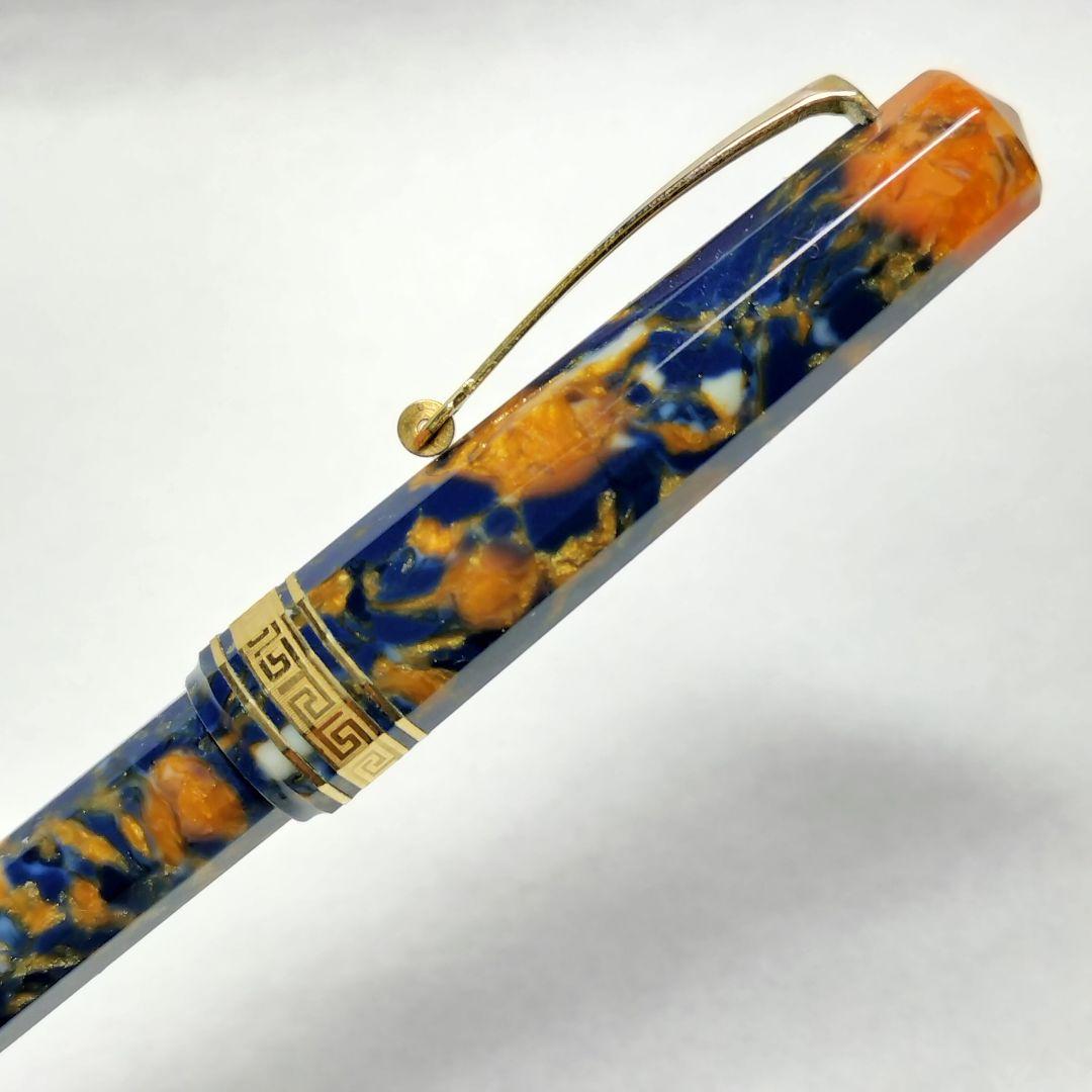 OMAS オマス EXTRA ボールペン サフランブルー セルロイド