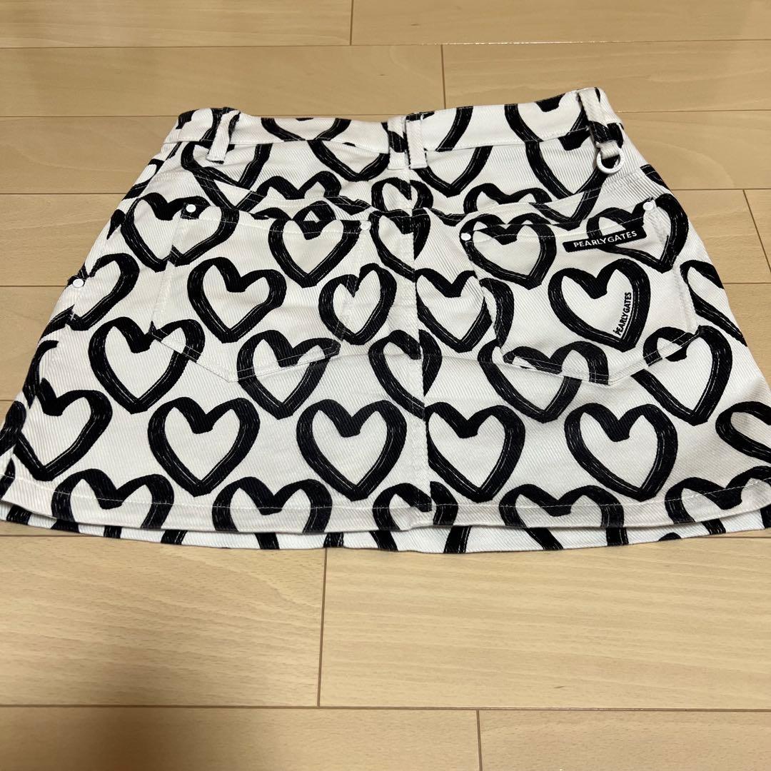 ⭐︎値下げ⭐︎パーリーゲイツ　ハート柄 ポロシャツ　スカート セット