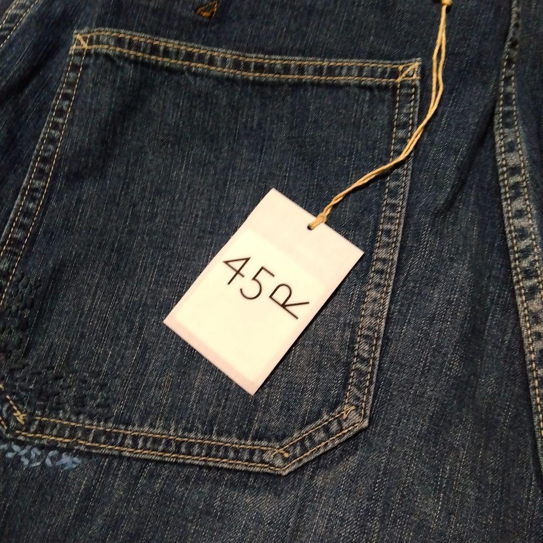 45R★麦比古デニムの908ペインターパンツ遖加工（happy刺し子）今季