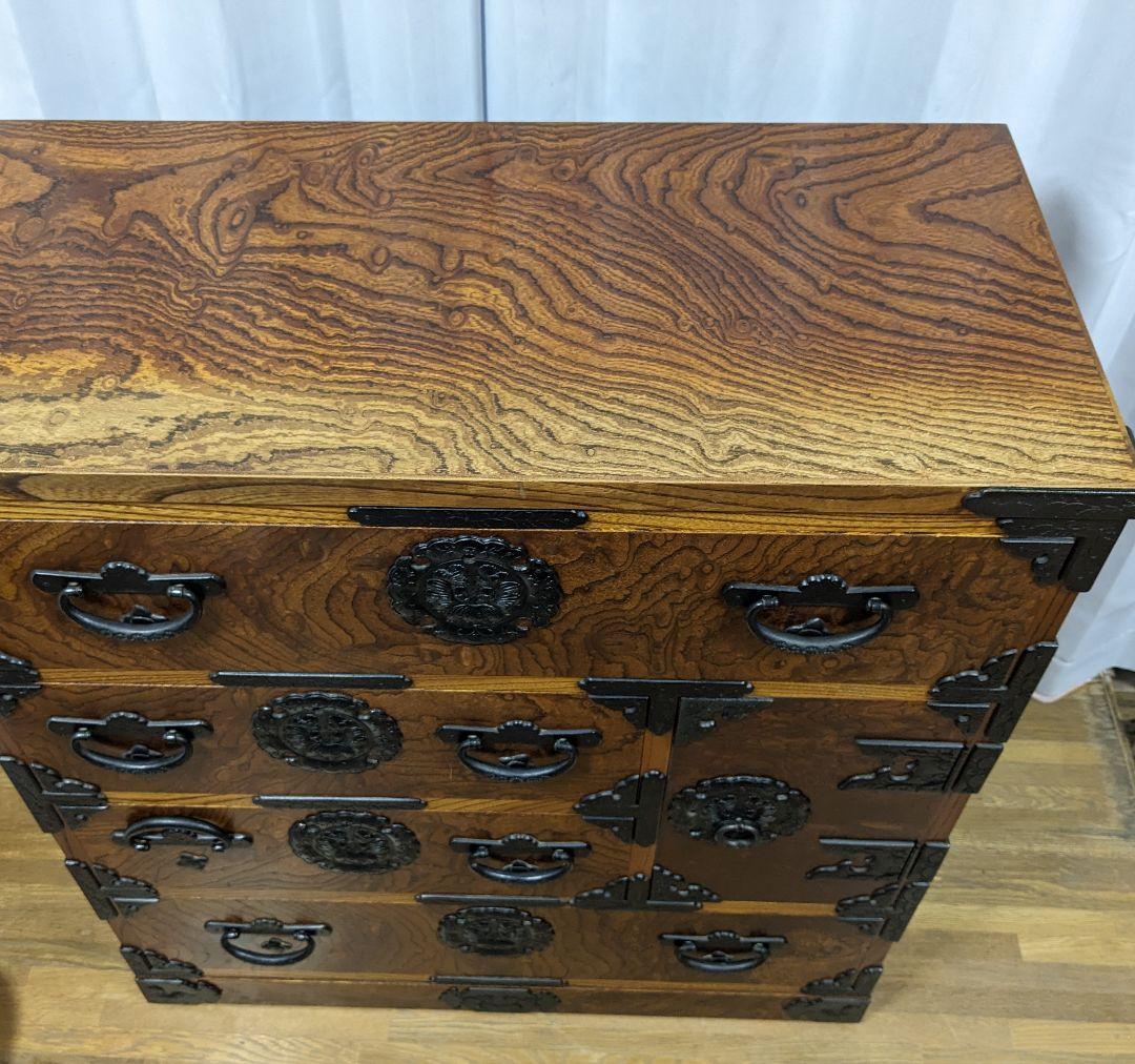 岩谷堂風箪笥 車箪笥 伝統工芸 民芸家具 時代箪笥 高級 和家具 和箪笥