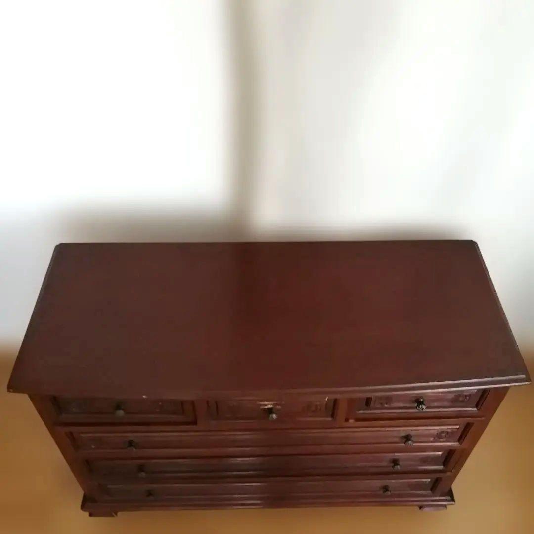 木製チェスト 整理タンス クラシック アンティーク ヴィンテージ家具