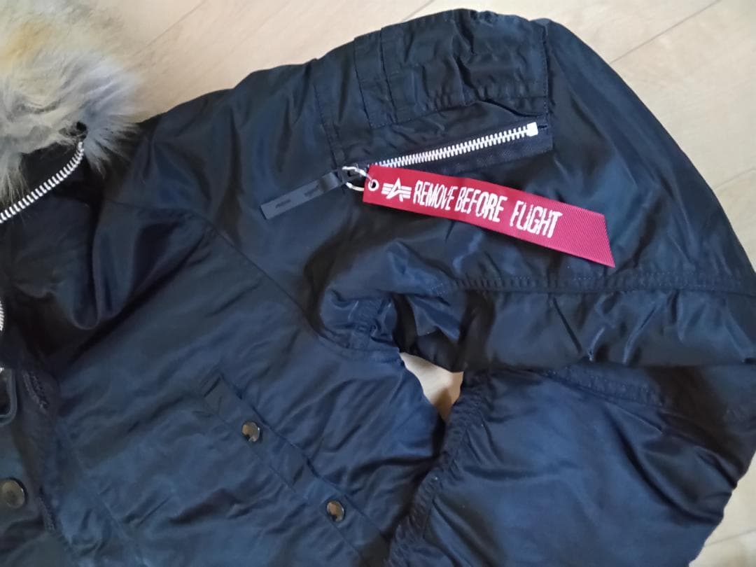 アルファ インダストリーズ　N-3B ミリタリージャケット ブラック XL