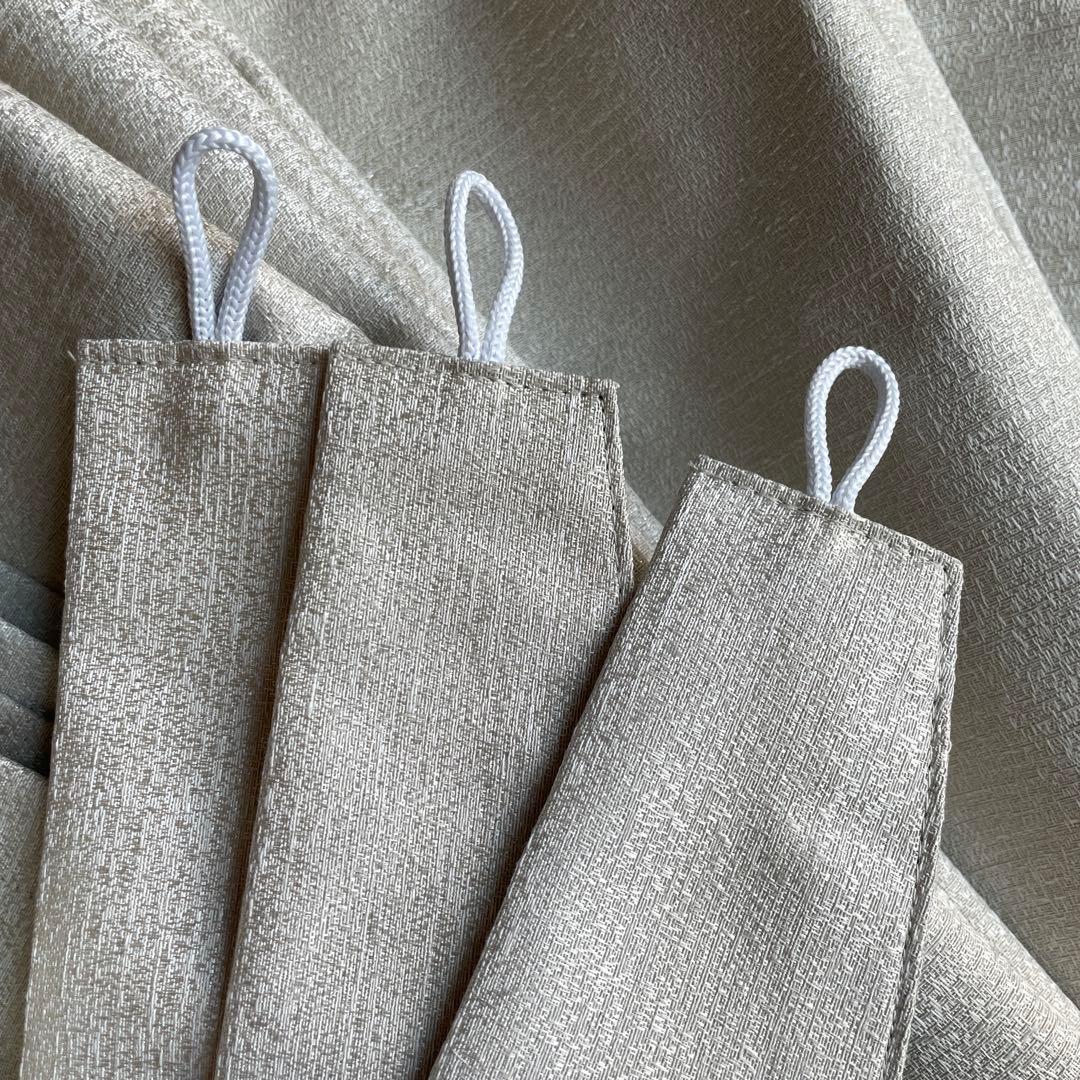 ニトリ　スプールカーテン&レースカーテン　100×190×4枚　遮熱