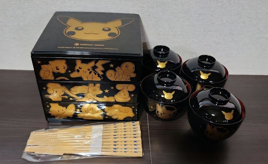 ポケモンセンター限定 ポケモン 重箱 汁椀 【受注生産／2005年製】
