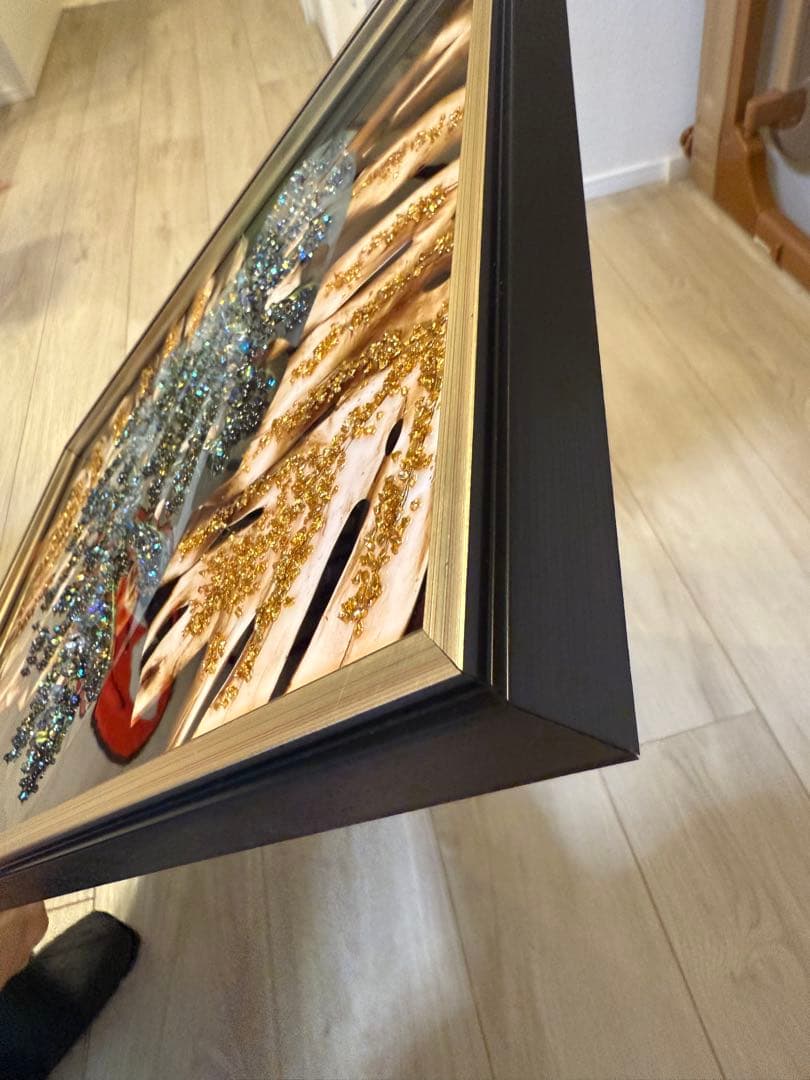 モンステラの葉 アートフレーム