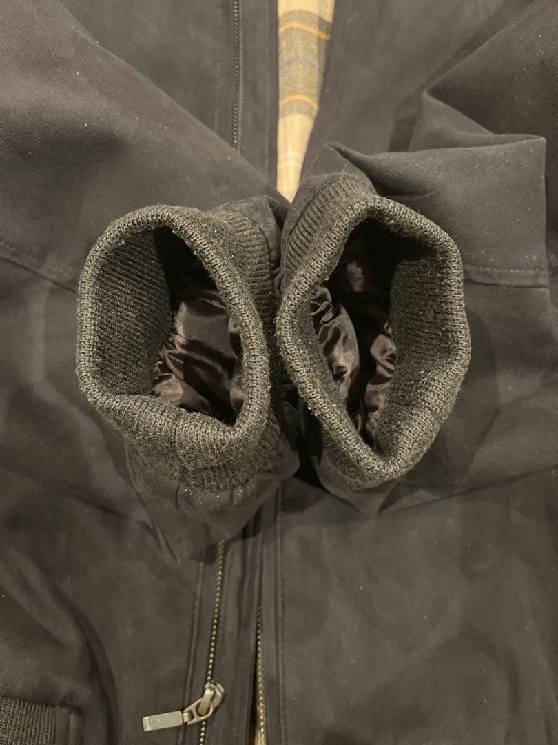 L.L.Beanフェイクスエード ジップアップ ブルゾン スイングトップ 焦茶