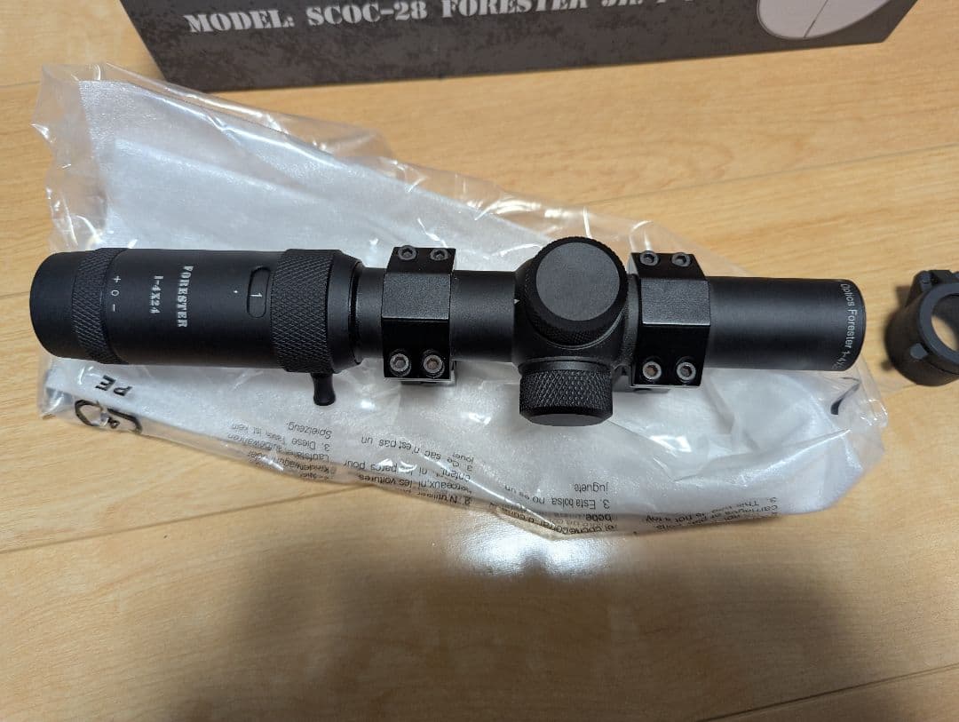 個人装備 VectorOptics SC0C-2B FORESTER JR. 1-4x24