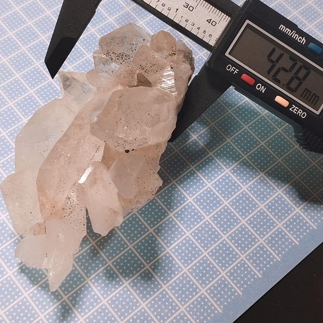 ⑤マニカラン水晶 クラスター原石 ピンクマニカラン レコードキーパー アナテース